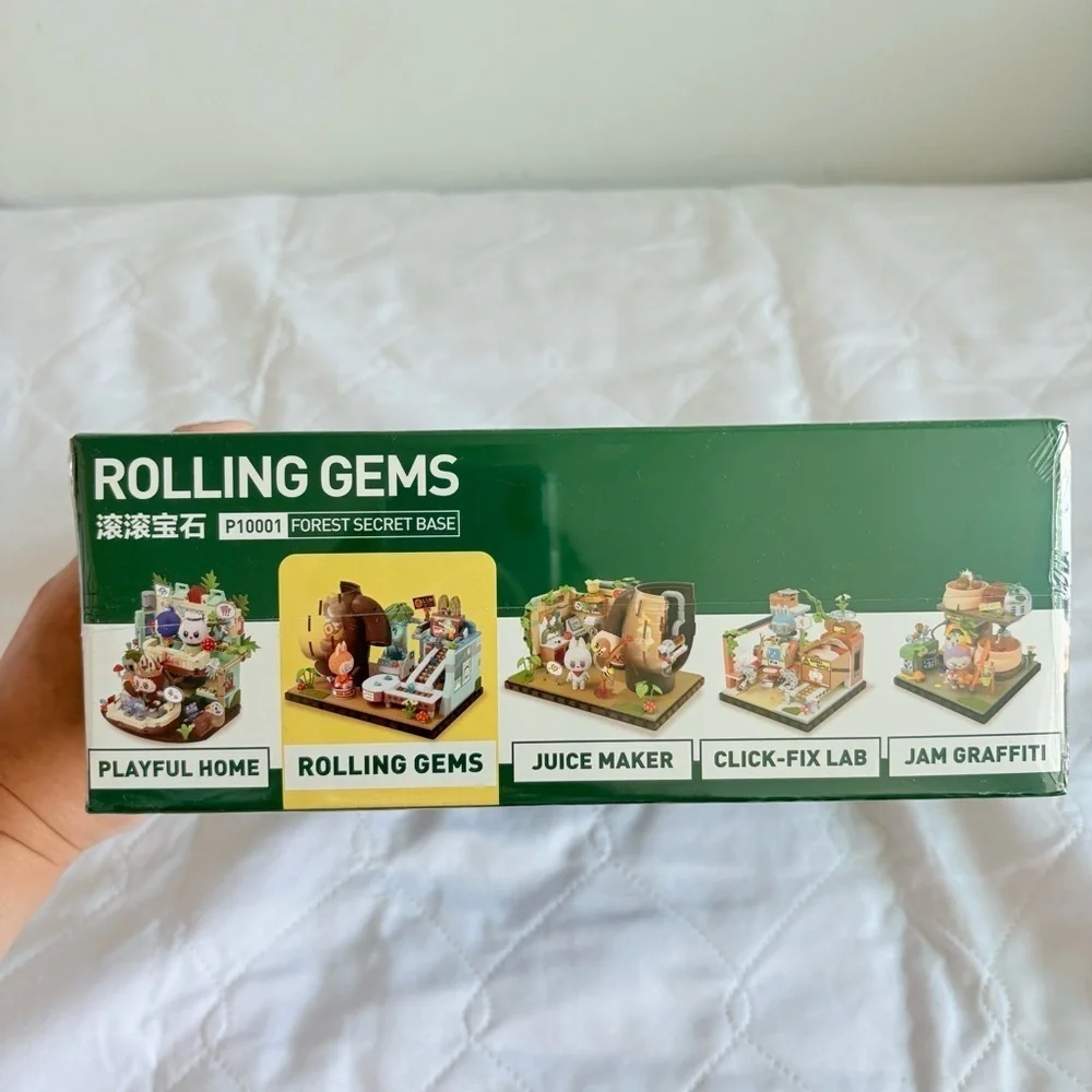 Pop Mart Labubu Rolling Gems Forest Secret Base Block Set